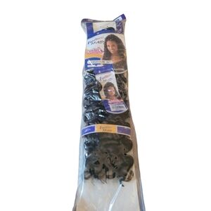 Free Tress Braid Gogo Curl 26" Wig Shake n Go Color 1B New in Package